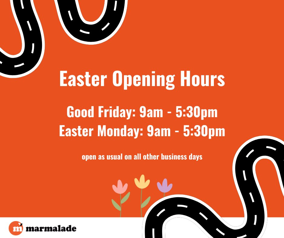 With Easter on its way, here’s a heads-up that our hours will be a little different over the bank holiday. Have an eggs-traordinary weekend!