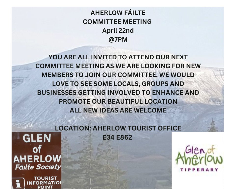 The Glen of Aherlow Fáilte Society tweet media