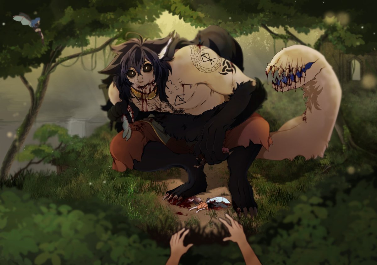 Hound_Of_Hel's tweet photo. 🪬 •Ｆｅｎｒｉｒ • × • ᚠᛖᚾᚱᛁᚱ • 🪬
🐺ℕ𝕠𝕣𝕤𝕖 ℍ𝕠𝕣𝕣𝕠𝕣 𝕊𝕦𝕣𝕧𝕚𝕧𝕒𝕝 𝕊𝕥𝕣𝕖𝕒𝕞𝕖𝕣🐺

Hello, Wisps 👁👁
If youre itchin for horror or survival, look no further.
Im your Nordic Wolf Beast here to deliver all your needs 🐺

🎨: #FenrisTVArt https://t.co/ebbEvFEZQw