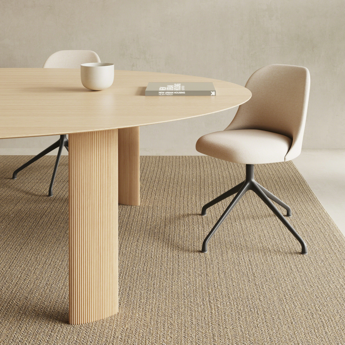 WPS_design's tweet photo. Classic elegance, modern function. ✨ The Fuste Table by @viccarbe features sculptural legs inspired by Greek columns, with sleek power access and hidden cable management. https://t.co/ZeAkpR9vY3 

#Viccarbe #FusteTable #ModernClassic #TimelessDesign #WorkplaceElegance https://t.co/wnEinxegaZ