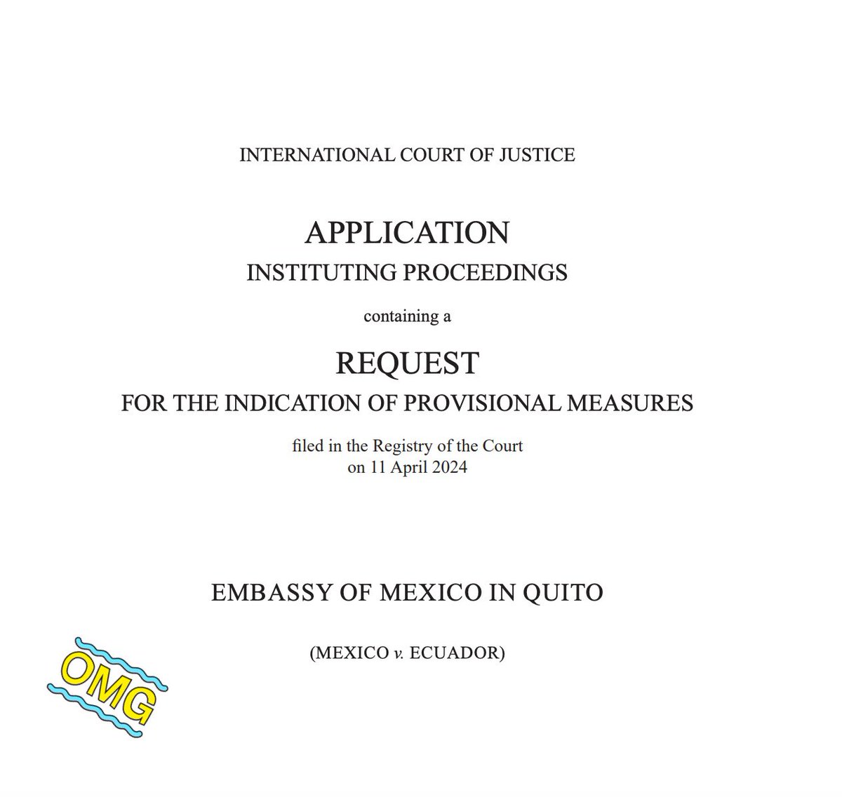 El uso de la potestad de calificar la procedencia del asilo en forma amplia está siendo cuestionada por Ecuador ante Corte Internacional de Justicia, en la demanda presentada contra México por Uso Indebido e Ilegal de Asilo, vulnerando convenciones y acuerdos internacionales