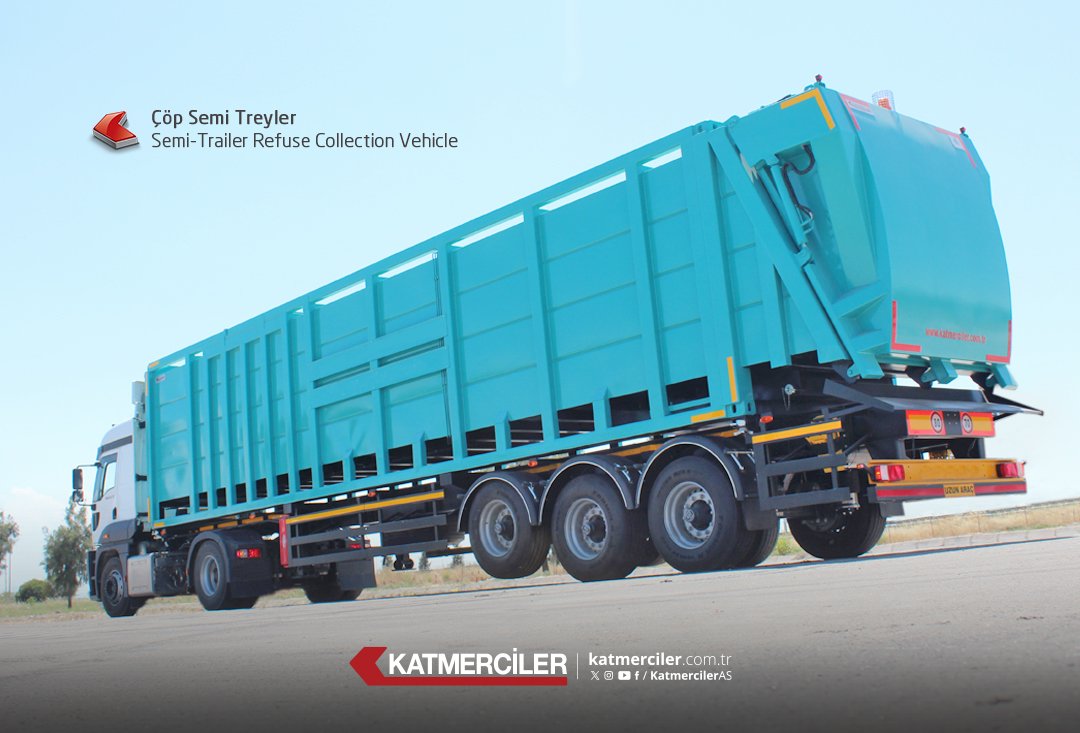 KatmercilerAS's tweet photo. Çöp Semi Treyler / Semi-Trailer Refuse Collection Vehicle
#Katmerciler #çöparaçları #garbagetrucks #refusetrucks #semitrailerrefusecollectionvehicle #solidwastetransfersemitrailer #wastetransfer #semitrailer #çevrearaçları #environmentaltrucks #wastemanagement #refusecollection #recycling #environment #cleancities #customized #solutions #commercialvehicles #commercialtrucks