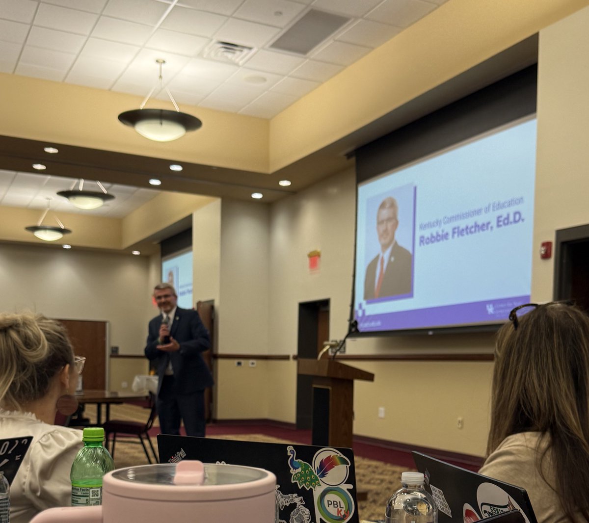 joybmckinney's tweet photo. “God can’t work if you don’t apply.” -Robbie Fletcher, KY Commissioner #UKNextGen #KYEducation https://t.co/LqiI4xOHGJ