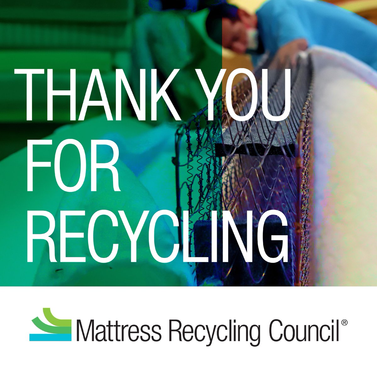 #ThankYou to all those who keep our recycling network running in our program states. We couldn't do it without you! 🌍 ♻️#MattressRecycling
