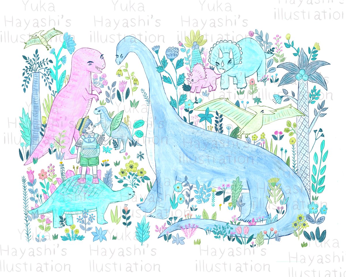 𝔻𝕚𝕟𝕠𝕤𝕒𝕦𝕣 𝔻𝕒𝕪
My Original Illustration

今日は、 #恐竜の日🦖🌸、前に描いたガーリーな恐竜です♡

 #dinosaur  #恐竜  #Illustration  #イラストレーション
