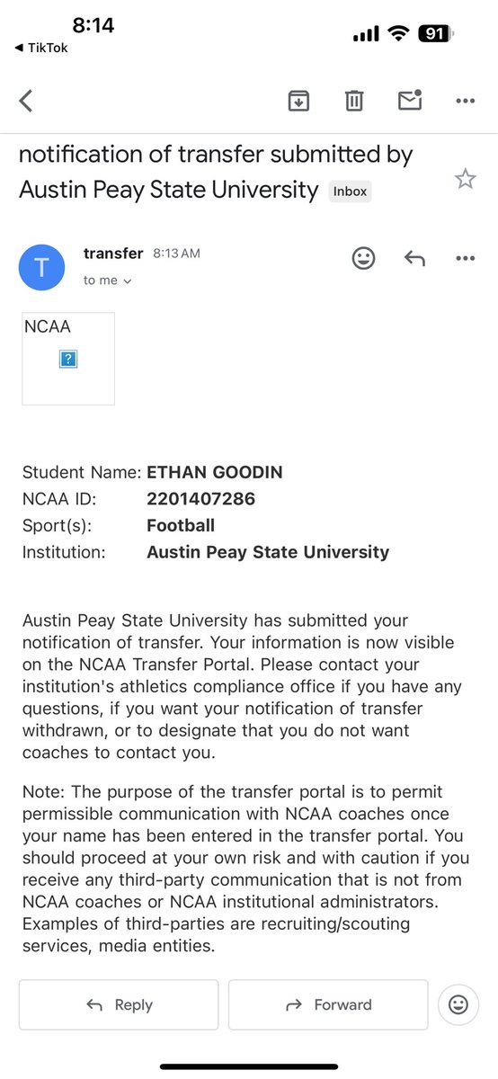 I have officially entered the transfer portal with 4 years of eligibility! Film and number in bio! #transferportal