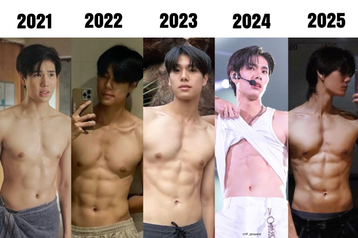 withphuwin's tweet photo. 2021 - 2022 - 2023 - 2024 - 2025 💪🏻🔥 

#phuwintang @phuwintang https://t.co/8LysAkXUB5