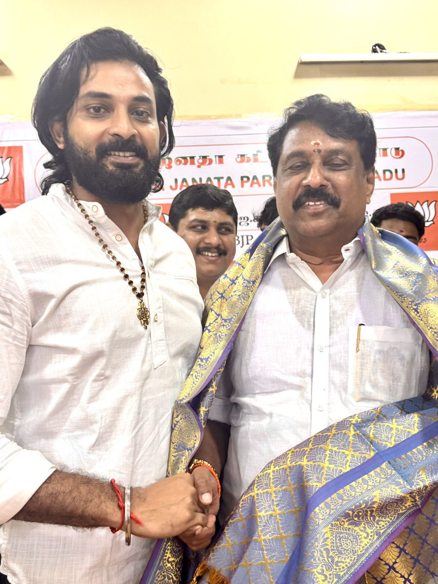 karthikgnath's tweet photo. Hearty congratulations to State president Annan @NainarBJP avl 🙏🏻🚩 https://t.co/TGNgKNEnjA