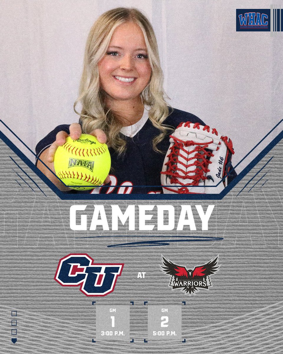 Hitting the road mid-week! 

🆚 Rochester Christian 
🏟️ Jaycee Field 
⏰ 3 &amp; 5 p.m.

#scratchandclaw