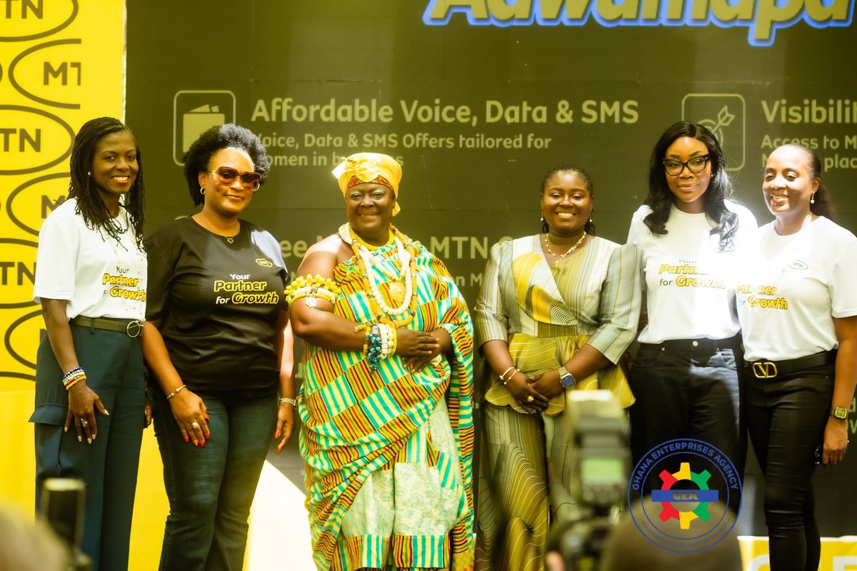 It was a pleasure to join <a href="/MTNGhana/">MTN Ghana</a> for the launching of SME Accelerate which aims at doing business smarter, faster and better through digitalization.
This initiative will augment productivity and enable our Micro, Small and Medium Enterprises to upgrade their services to