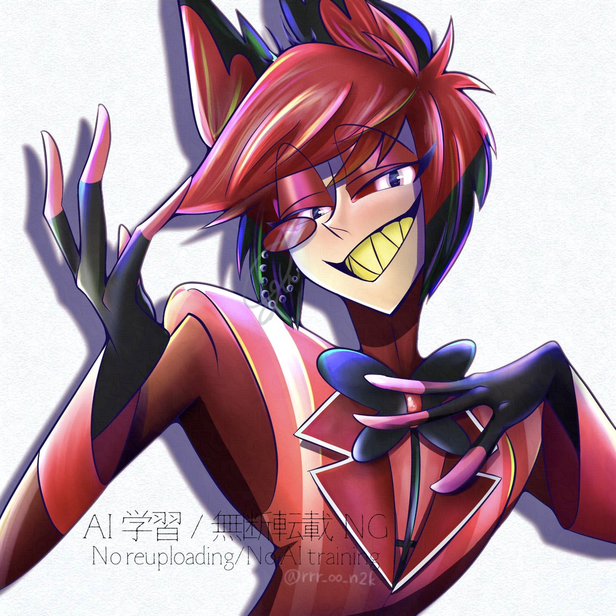 rrr_oo_n2k's tweet photo. 💚❤️💛💙💜

#HazbinHotelAlastor  #alastor https://t.co/gmRAkTXN4e