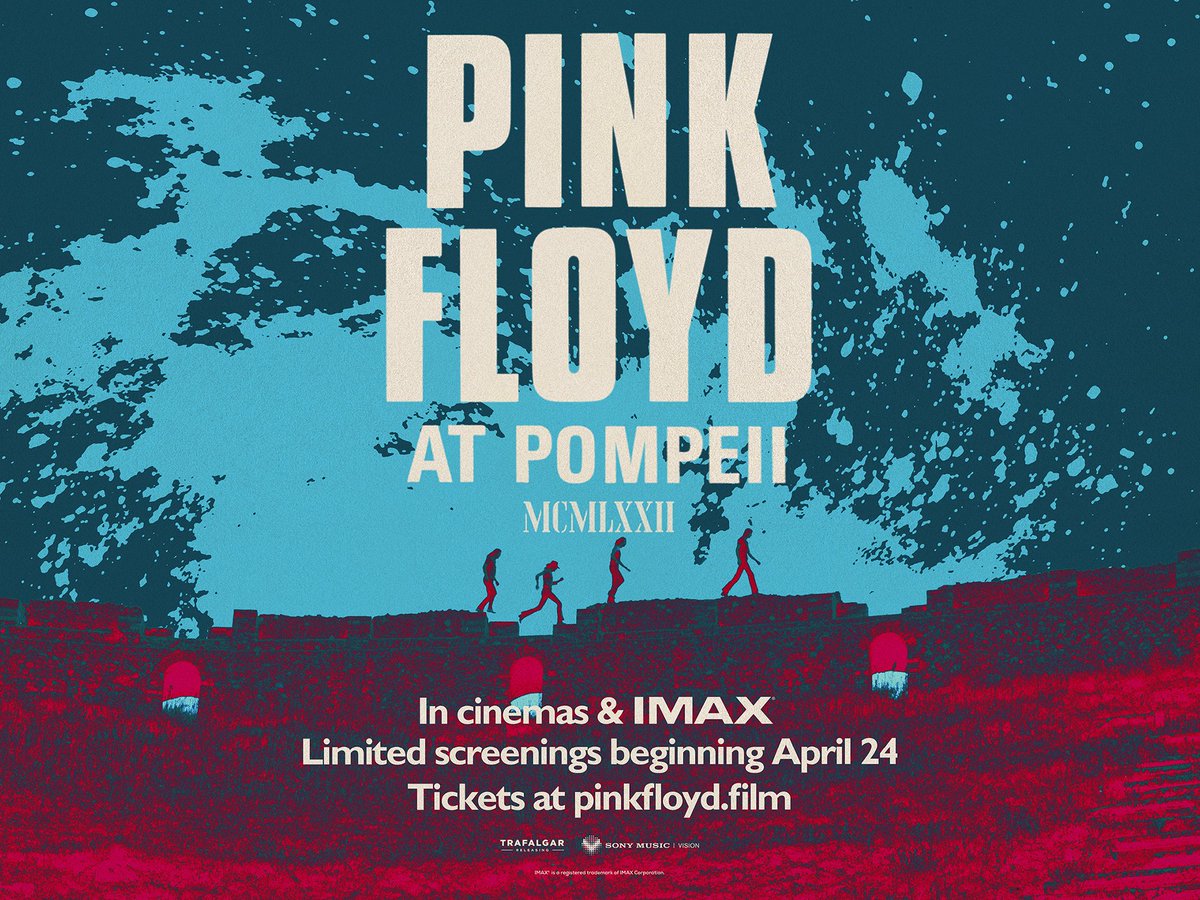 Pink Floyd at Pompeii – MCMLXXII. Iconic songs, stunning visuals, and behind-the-scenes moments create a timeless masterpiece of sight &amp; sound. Limited screenings beginning April 24, 🎟 tickets on sale now 👉wtwcinemas.co.uk/film/pink-floy… #PinkFloydPompeii