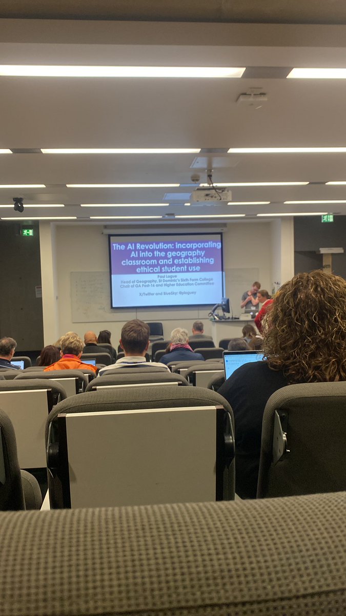 #GAconf25 <a href="/The_GA/">Geographical Association</a> - interesting AI session