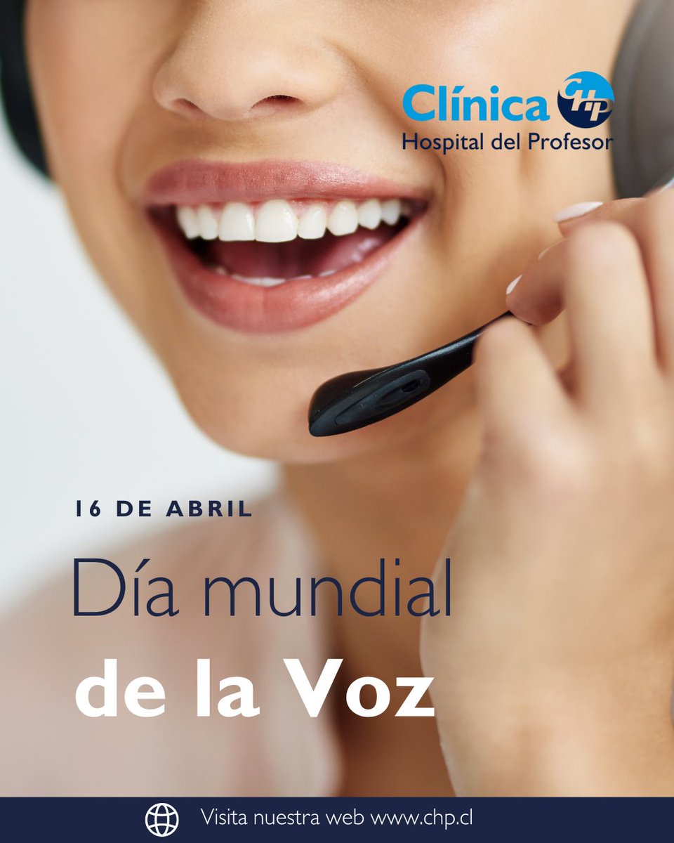 clinicadelprofe's tweet photo. 🗣️✨ Hoy celebramos el Día Mundial de la #Voz

En el mundo de la #AtenciónAlCliente, especialmente en nuestro #CallCenter, la voz lo es todo. Nos permite escucharte, ayudarte y estar ahí cuando más lo necesitas. 💬❤️

📞2 2299 6000

 #DíaMundialDeLaVoz #CHP https://t.co/lRGiA9mtgH