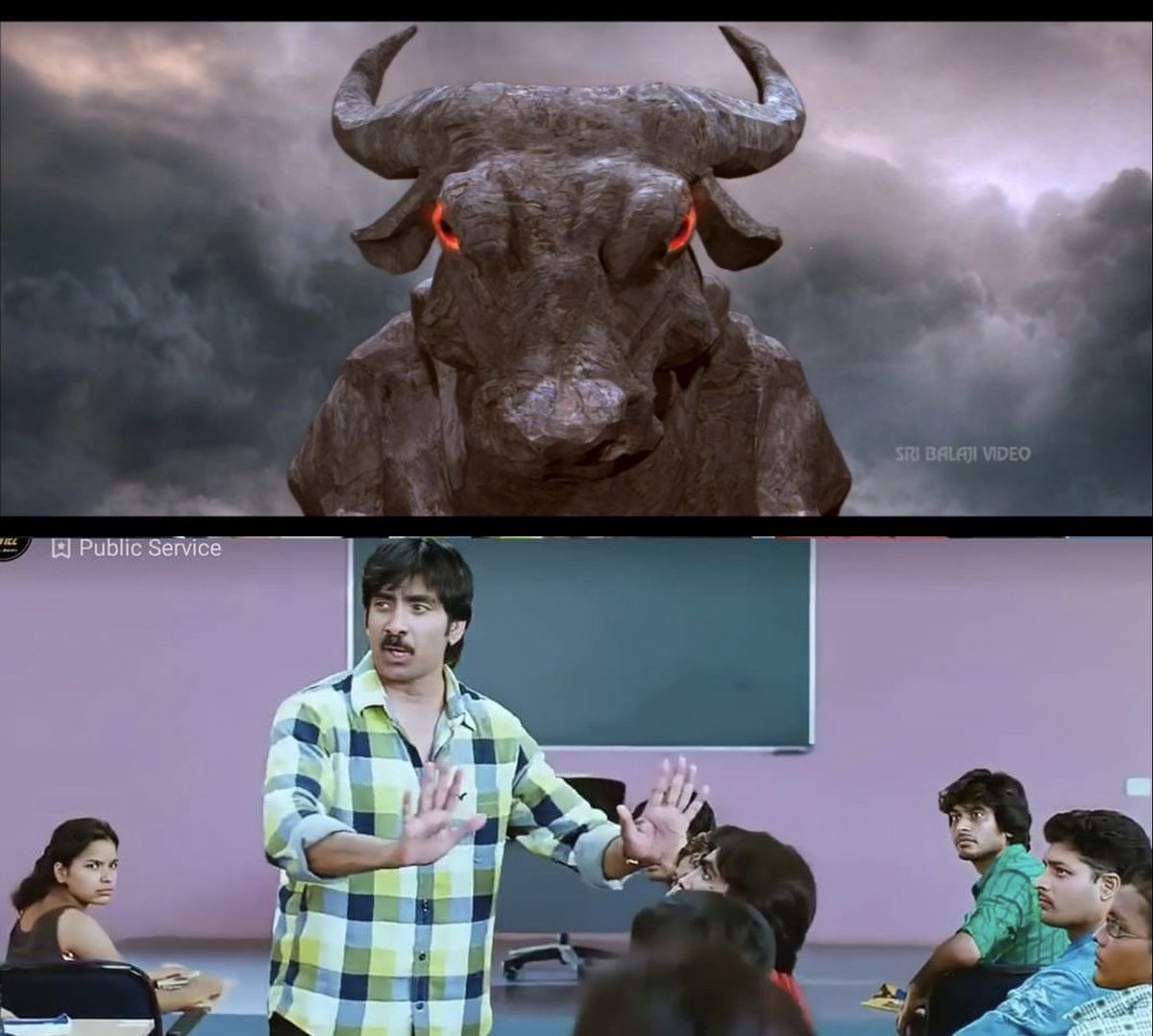 kaNTRi__Edits's tweet photo. Ee scene vachinapudu evaru Prabhas anni aravakandi 🤣🤣

#Yamadonga4k https://t.co/zrF3vmRx5a