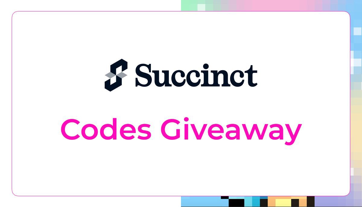 5 <a href="/SuccinctLabs/">Succinct</a> code giveaway 

Quote this tweet with a good write-up on any of these topics 

- what is SP1 ZKVM?
- why all rollups will become ZK rollups 
- all chains will be ZK chains with prover network 

Only quality posts will be accepted. Winners will be chosen in 24hrs