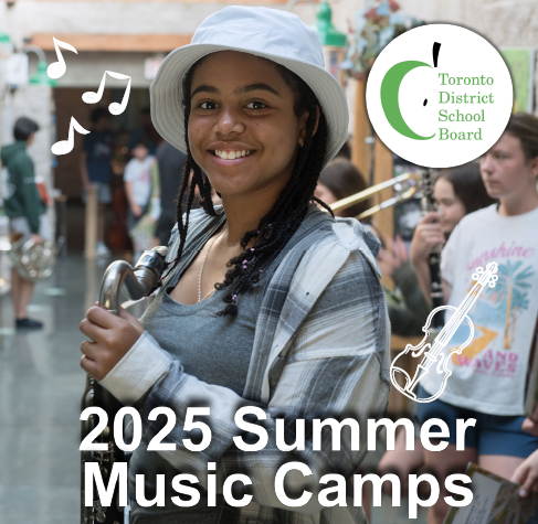 🎷🎵We are excited to announce that registration for TDSB's 2025 Summer Music Camps is now open! Our camps welcome students of all skill levels with programs in band, orchestra, strings, steel pan, &amp; personalized instruction. Register now▶️bit.ly/39AZOEK  #TDSBsummer2025