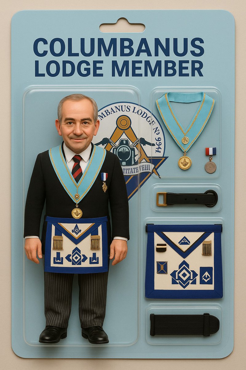 Columbanus Lodge freemason action figure 👌