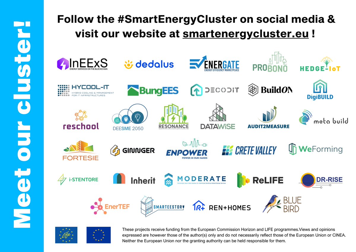 enertefeu's tweet image. ⚡ Proud to join the 3rd #SmartEnergyCluster workshop with 30+ EU projects! 

Big thanks to InEExS LIFE, @ieecp_org  &amp;amp; @DSS_Lab for the stellar organisation. Exciting collabs ahead incl. IISA &amp;amp; Enlit Europe 2025! 

🌍🔋 #EnerTEF #EnergyTransition