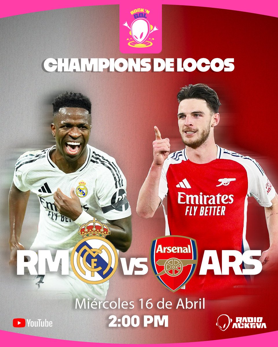 Champions de Locos en <a href="/Radioacktiva_/">Radioacktiva_</a>  <a href="/Radioacktivamed/">radioacktivamedellin</a>  
#LaChampions 

<a href="/MonolaoCorredor/">Óscar Corredor</a>
<a href="/DianaHiguitaO/">DianaHou</a>
<a href="/chechenet/">Camilo Vargas - CHECHÉ</a>
<a href="/Luisca_Guerrero/">Luis Carlos Guerrero D.</a>
<a href="/donrogelio40/">Rogelio Guzman</a>
<a href="/ahivienesanti/">Santiago Castro</a>