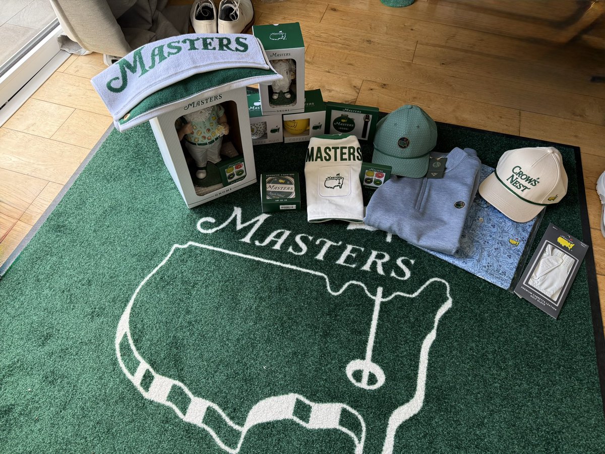 <a href="/TheMastersGnome/">#TheMastersGnome</a> 🌸🌺🌼 
Just a few of the pieces I bought back from Augusta National #TheMasters 

Another amazing Masters Experience completed!!