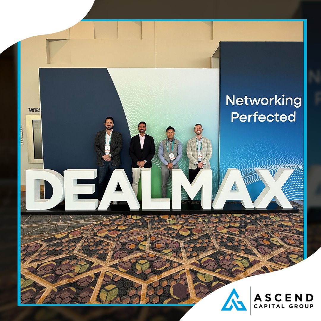 ascendcg's tweet photo. DealMAX 2025 was a success! Huge thanks to ACG for hosting another standout event. Our team left energized by the connections and market momentum. Missed us at the event? Let’s keep the convo going. 
#DealMAX #PrivateEquity #InvestmentBanking #TheAscendWay https://t.co/NqqO5ffdf3