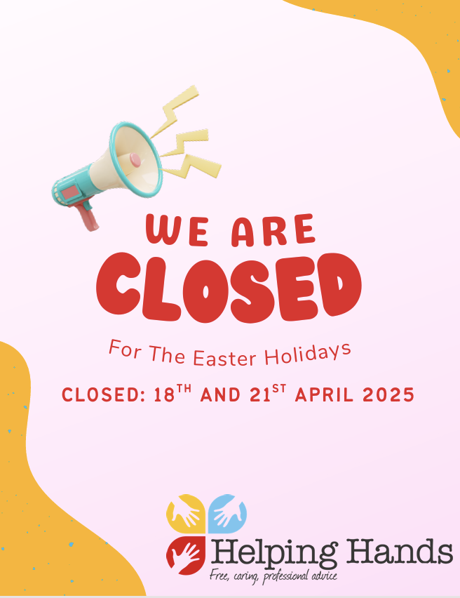 Our South Wigston office will be closed on Good Friday &amp; Easter Monday. The next drop in will be on Wednesday 23rd April between 10am and 1pm.
Our Oadby surgery will go ahead as usual on Tuesday 22nd April (10am to 1pm).