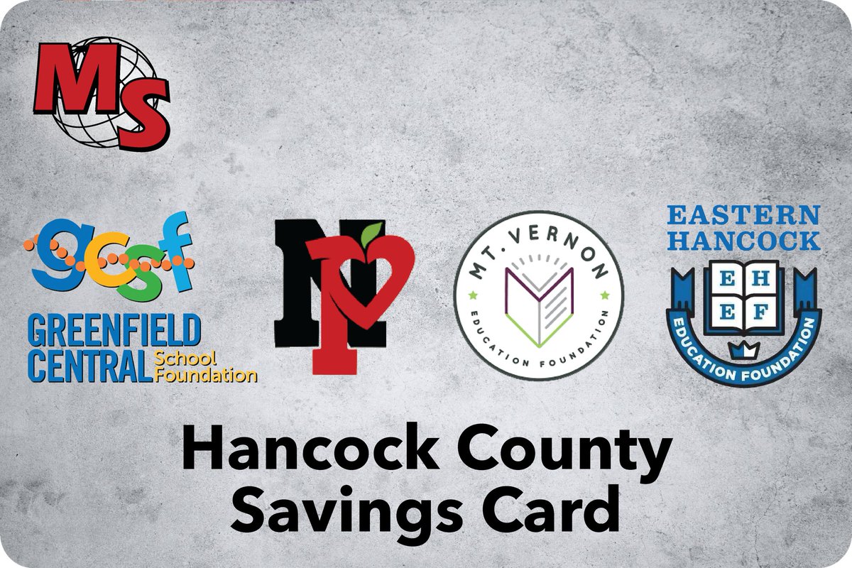 Do not miss out! Buy a $15 Major Saver card and enjoy great local discounts—while funding essential programs in Hancock County schools.
Sales end on April 17th. Get yours at this link: msvr.co/EHEF25