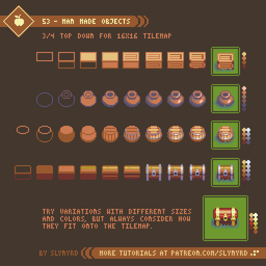 rayslynyrd's tweet image. man-made man-mades

#pixelart #tutorial #gamedev #ドット絵
