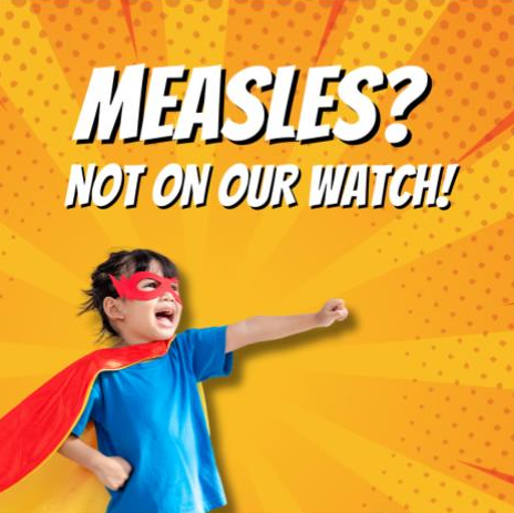 Like superheroes, our children have the power to protect themselves &amp; others!! 

Measles can spread quickly, but being vaccinated helps keep everyone safe &amp; healthy. Give your little hero the best shield there is, make sure their MMR vaccine is up to date: CT.gov/vaccinerecord