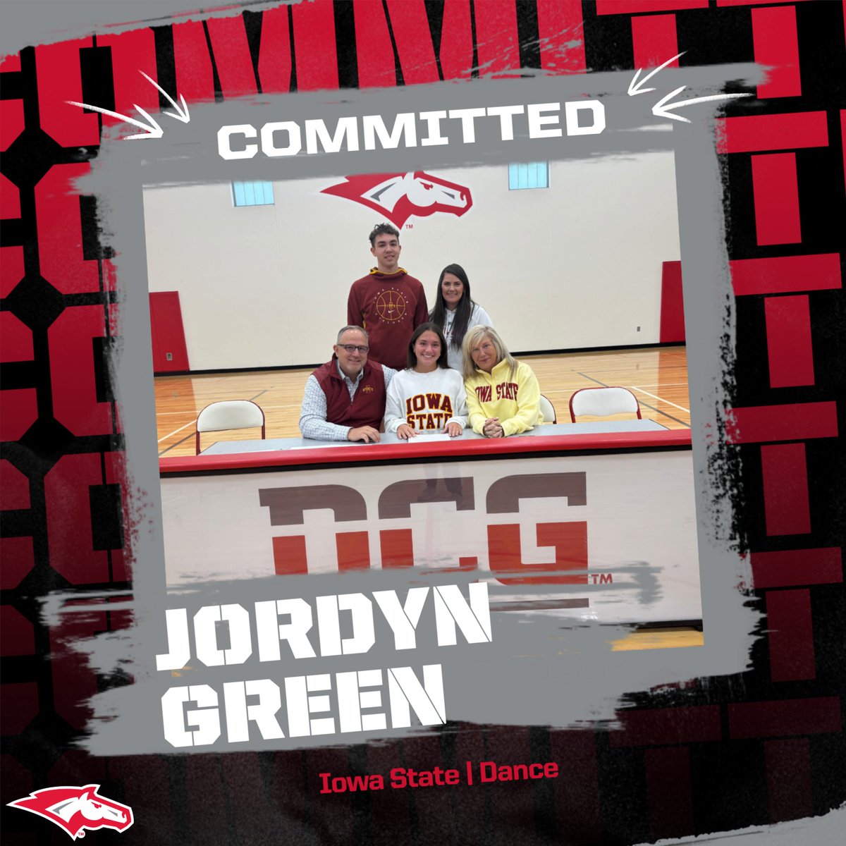 Congratulations to Jordyn on signing to dance at Iowa State!!!