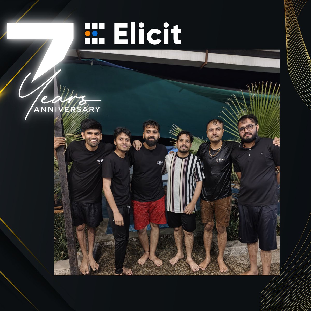 elicitdigital's tweet photo. Making Waves of Memories✨
#7YearsofElicit 🎉
.
.
.
.
#elicitturns7 #teamelicit #7yearsofinnovation #workculture #growthjourney #anniversaryvibes #elicitdigital #elicit #celebration #anniversary #digitalgrowth #companymilestone https://t.co/UjUpGXvESK
