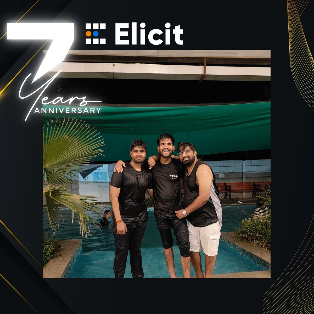 elicitdigital's tweet photo. Making Waves of Memories✨

#7YearsofElicit 🎉
.
.
.
.
#elicitturns7 #teamelicit #7yearsofinnovation #workculture #growthjourney #anniversaryvibes #elicitdigital #elicit #celebration #anniversary #digitalgrowth #companymilestone https://t.co/UjUpGXvESK