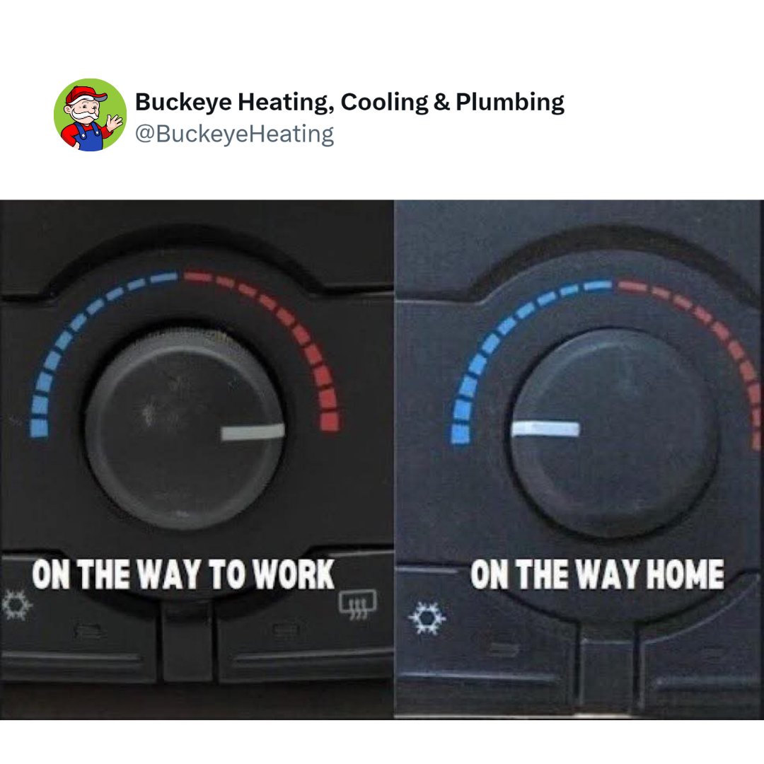 BuckeyeHeating's tweet image. Every day… ❄️🔥

#midwestproblems