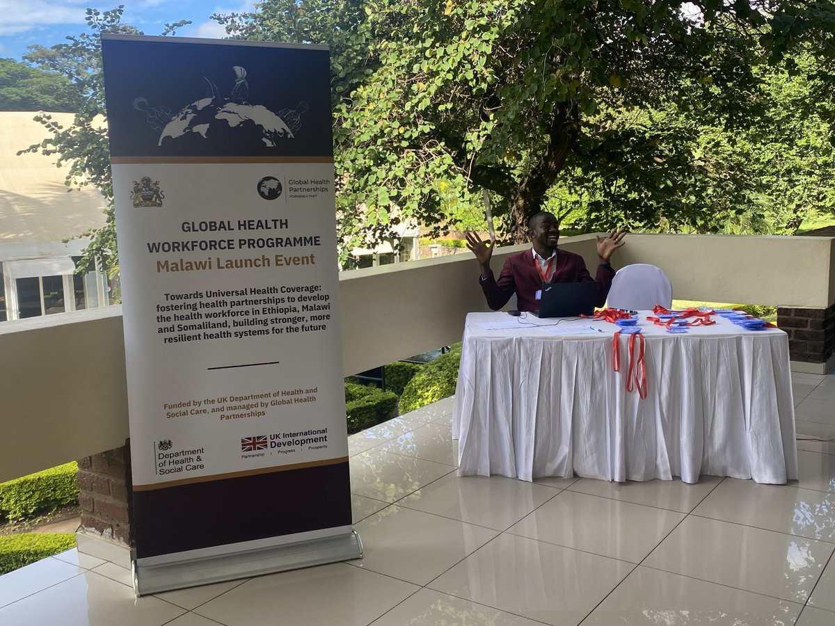 THETlinks's tweet photo. 🎉Thrilled to have launched the #GlobalHealthWorkforceProgramme in Malawi yesterday! 📷 The #GHWP, funded by the @DHSCgovuk , is supporting #HealthPartnerships in the UK and Malawi to strengthen the Health Workforce, for a stronger, more resilient health system 📷💪 https://t.co/K7sDGr0t2F