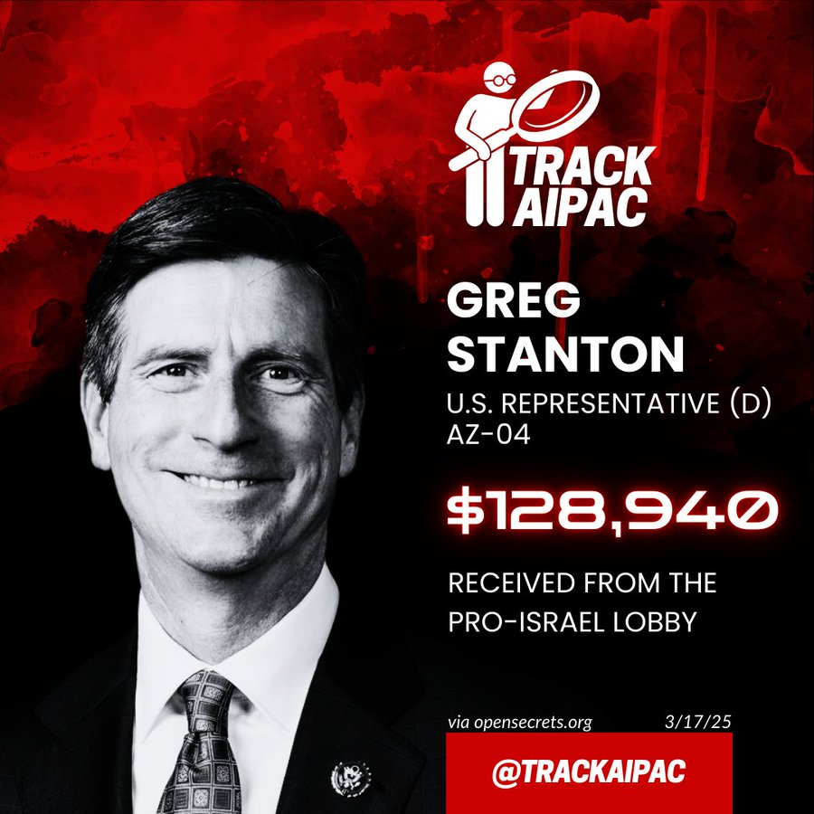 kata31100035's tweet photo. https://t.co/r6h8wSbtrZ
https://t.co/XyHFTDJBCU
#死の商人米国
#GregStanton #Warcriminal #BoycottIsraelProdact https://t.co/sR5c17mcHi