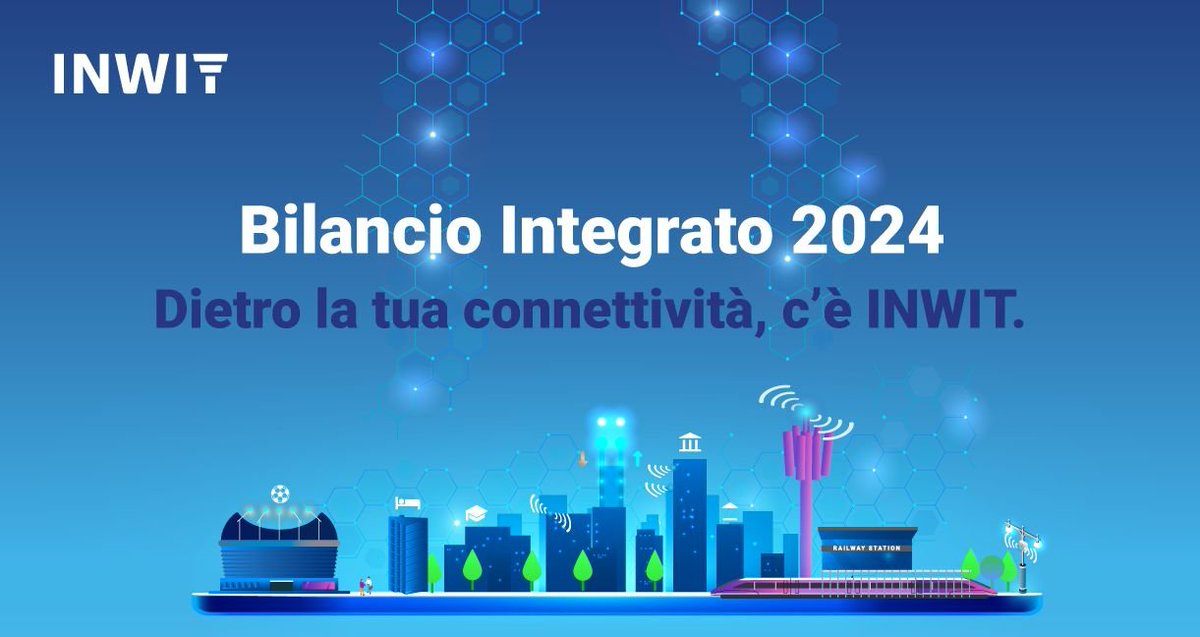 📗 È online il Bilancio integrato 2024 di #INWIT, che rappresenta in maniera chiara e trasparente il nostro impegno per un business sostenibile, attraverso la rendicontazione degli impatti, degli impegni e dei risultati raggiunti dal punto di vista ambientale, sociale ed