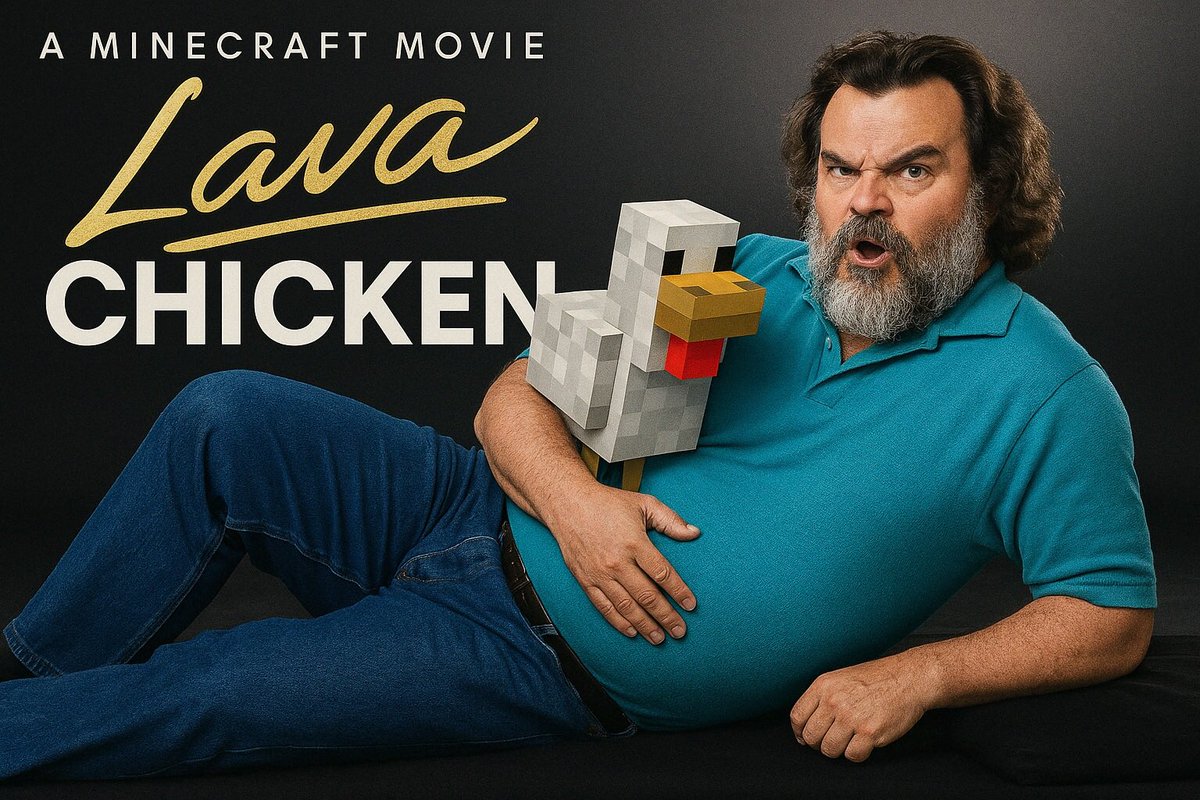 ThrillerALi's tweet photo. Minecraft Edit #AMinecraftMovie #Minecraft 

Steve's Lava Chicken Remix - Chicken Jockey | Jack Black | A Minecraft Movie
https://t.co/xlWoVQdZvR https://t.co/7F0xRhVjVM