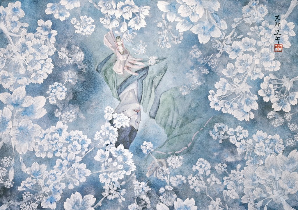 #これを見た人は水色又は青色と白色の混ざった色の画像を貼れ
ほいさ