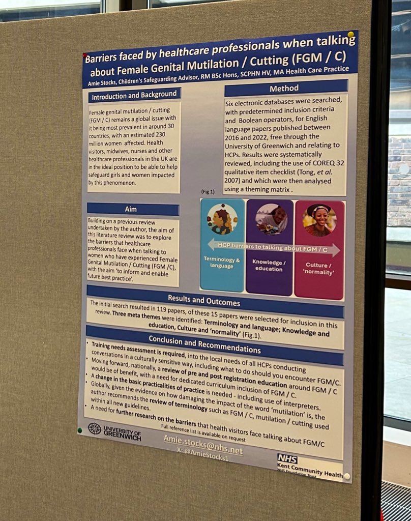 Amazing day so far at the <a href="/ICCHNR/">ICCHNR</a> The Race to Address Health inequalities by 2030: Community Nursing in the Lead. Proud to share my research and listen to all the amazing research that has been undertaken by fellow health colleagues. <a href="/NHSKentCHFT/">Kent Community Health NHS Foundation Trust</a> <a href="/GreEduHealth/">Education, Health & Human Sciences</a> @KCHFT_Research
