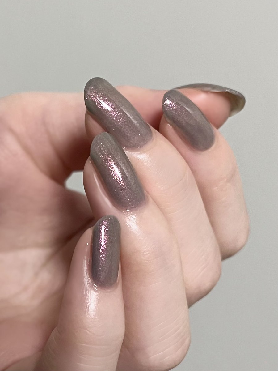 OSAJI 46 Hoshimeguri〈星めぐり〉 グレーのベースにピンク系のラメが