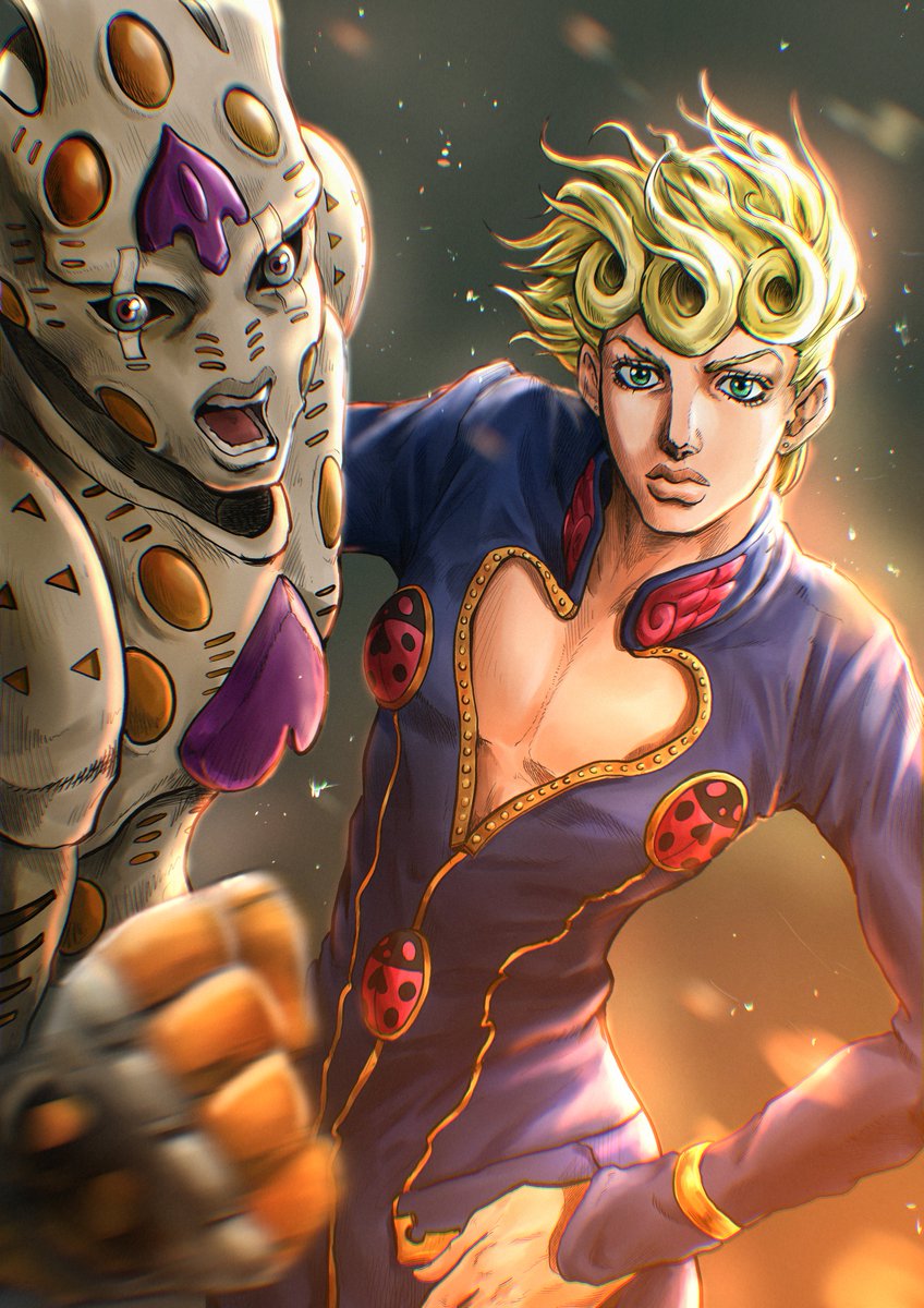 ジョルノ・ジョバアーナ 「ジョルノ誕生日おめでとうッ 過去絵詰め合わせ(³3³∫ #ジョルノ・ジョバァーナ」|よはんのイラスト