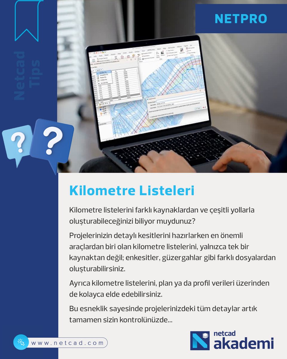 NetcadKampus's tweet image. NETPRO - Kilometre Listeleri

Kilometre listelerini farklı kaynaklardan ve çeşitli yollarla oluşturabileceğinizi biliyor muydunuz?

🔗netcad.com/tr/urunler/net…

#Netcad #Netpro #KilometreListesi #Altyapı #Harita #NetcadTips #ProjeYönetimi