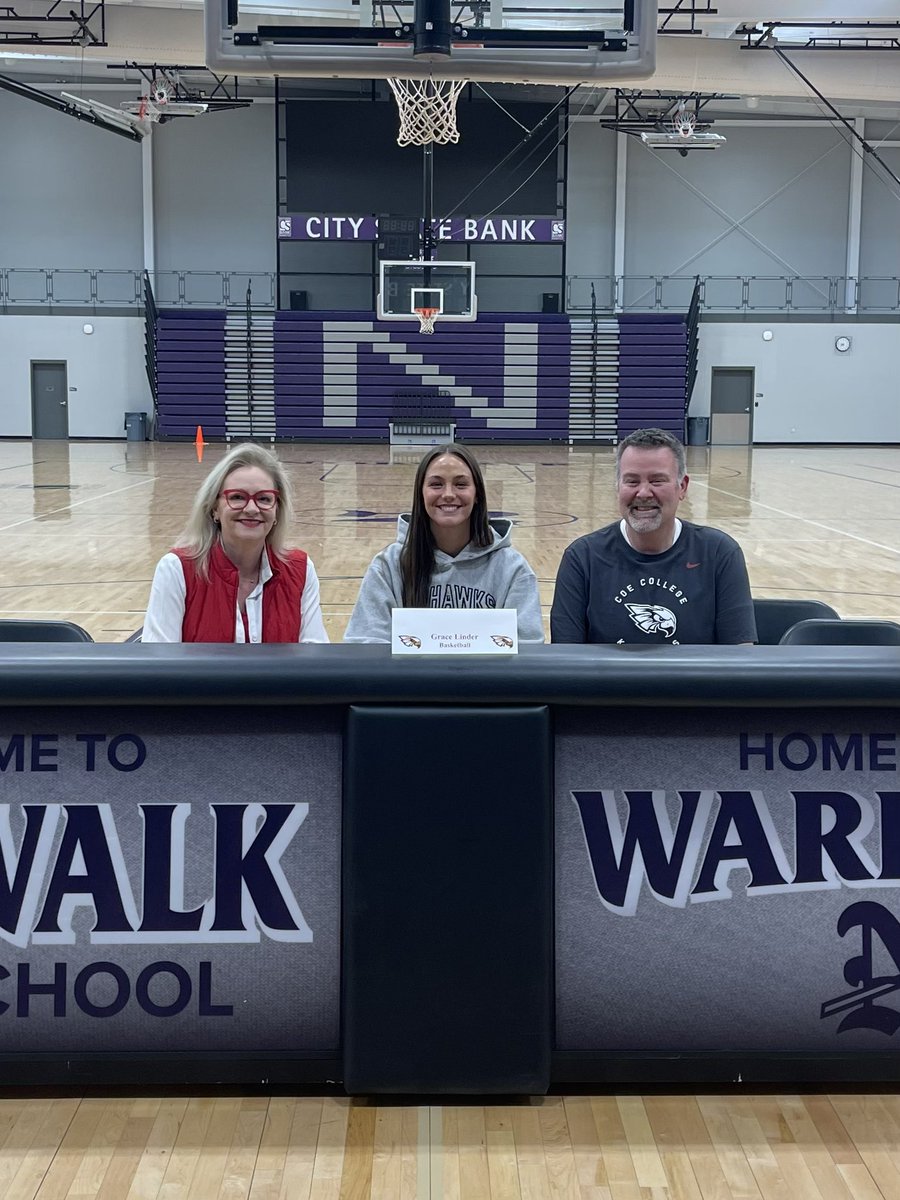 Congratulations to <a href="/gracelinderrr/">grace</a> who officially signed to continue her basketball career at Coe College this morning! We are so proud of you and can’t wait to follow your collegiate career! ❤️💜