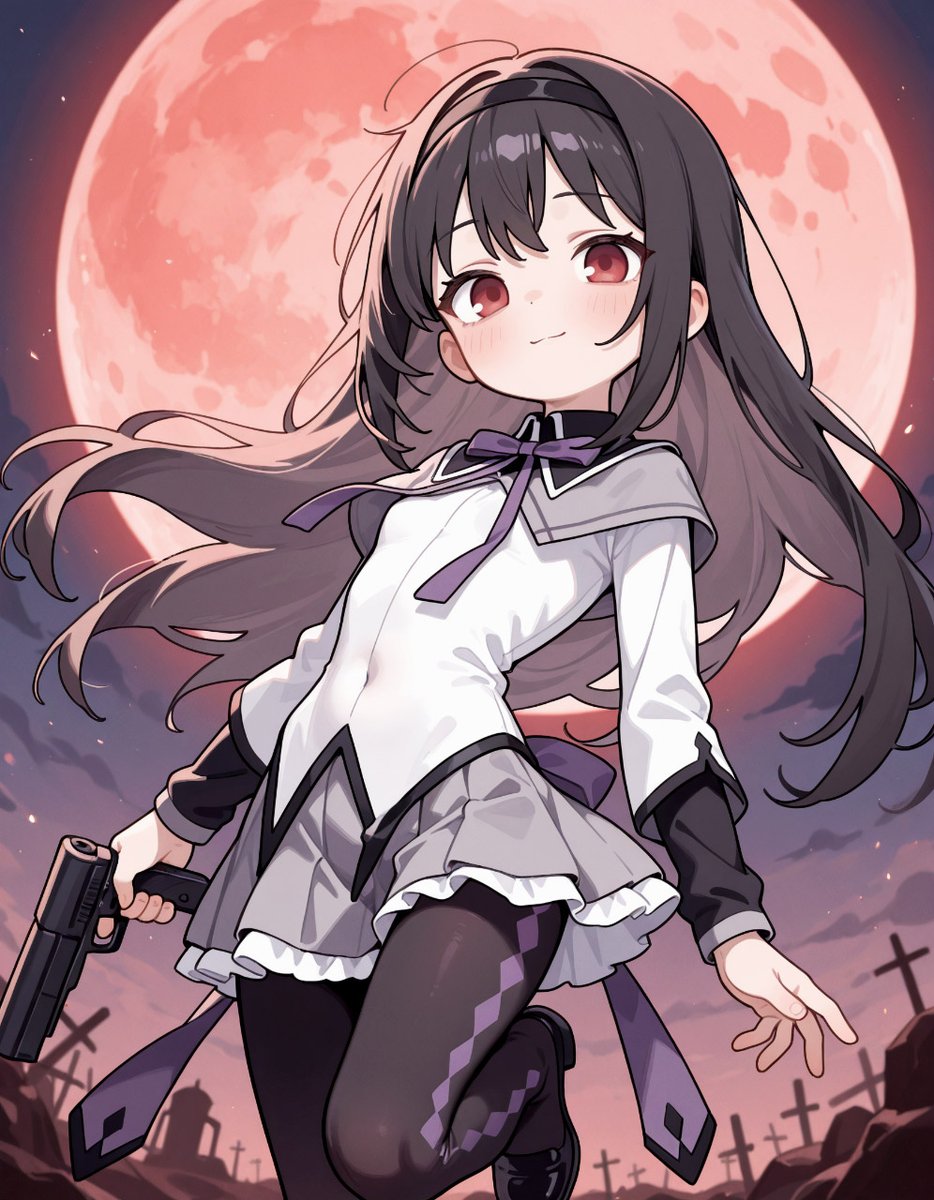 yukinyanyaa's tweet photo. ほむほむ♥
AI先生にお任せしたらなぜか銃を持ち始めた…
#魔法少女まどかマギカ #暁美ほむら https://t.co/oYFx1NXI3g