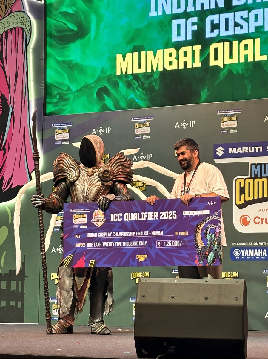 Won the Cosplay Championship at <a href="/ComicConIndia/">Comic Con India</a> with my Inarius cosplay from <a href="/Diablo/">Diablo</a> #comicconindia #mumbaicomiccon #diabloiv