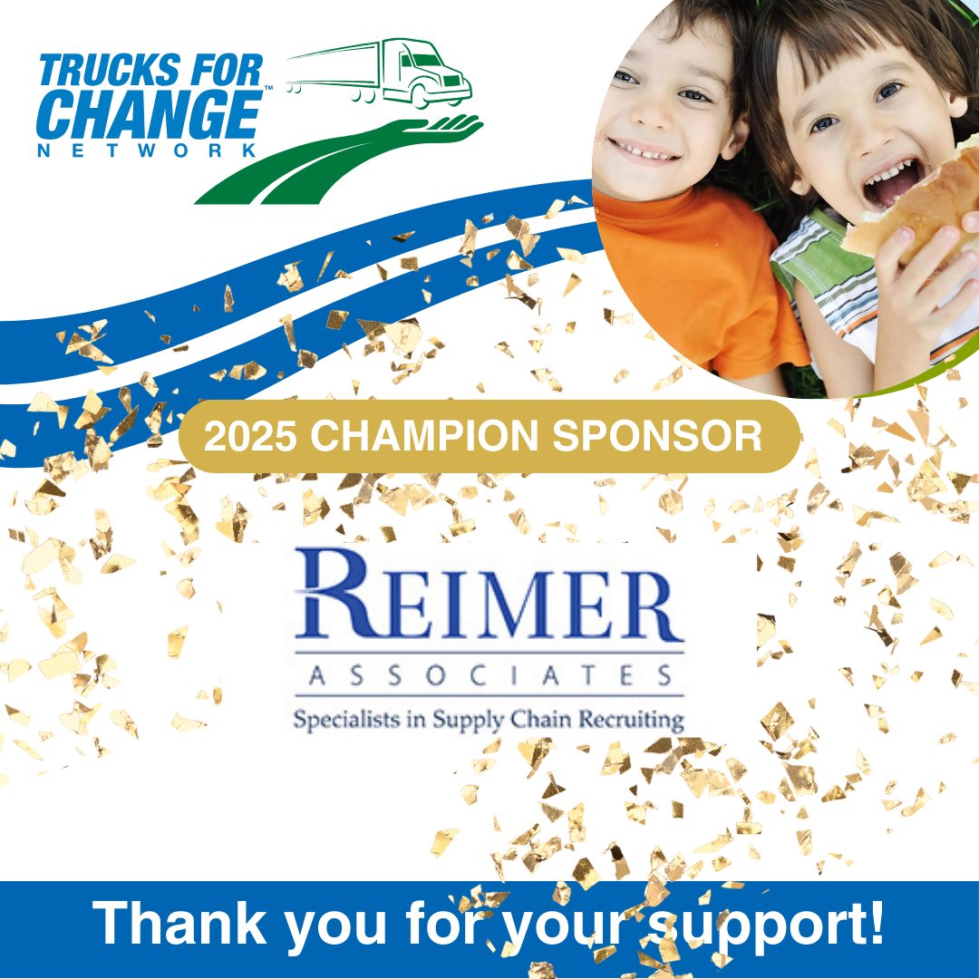 DRIVEN BY THANKS - SHOUT OUT TO REIMER ASSOCIATES!
 
We’re thrilled to welcome back Reimer Associates Inc. as a 2025 sponsor of Trucks for Change Network. Their renewed support keeps our mission rolling—delivering food and essential supplies to families in need across Canada.