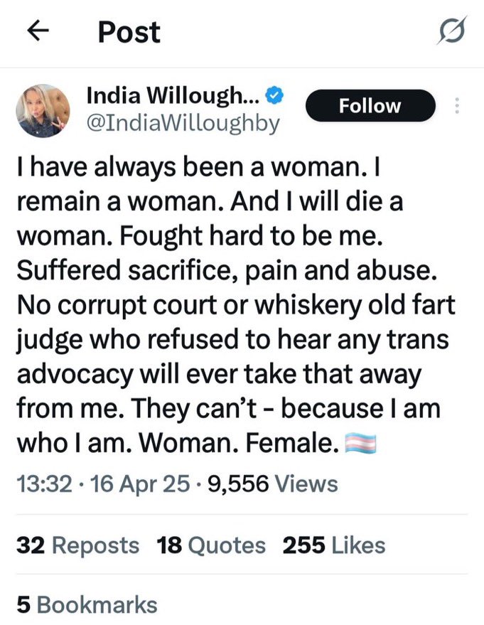 Yet you fathered a child with your male sperm.