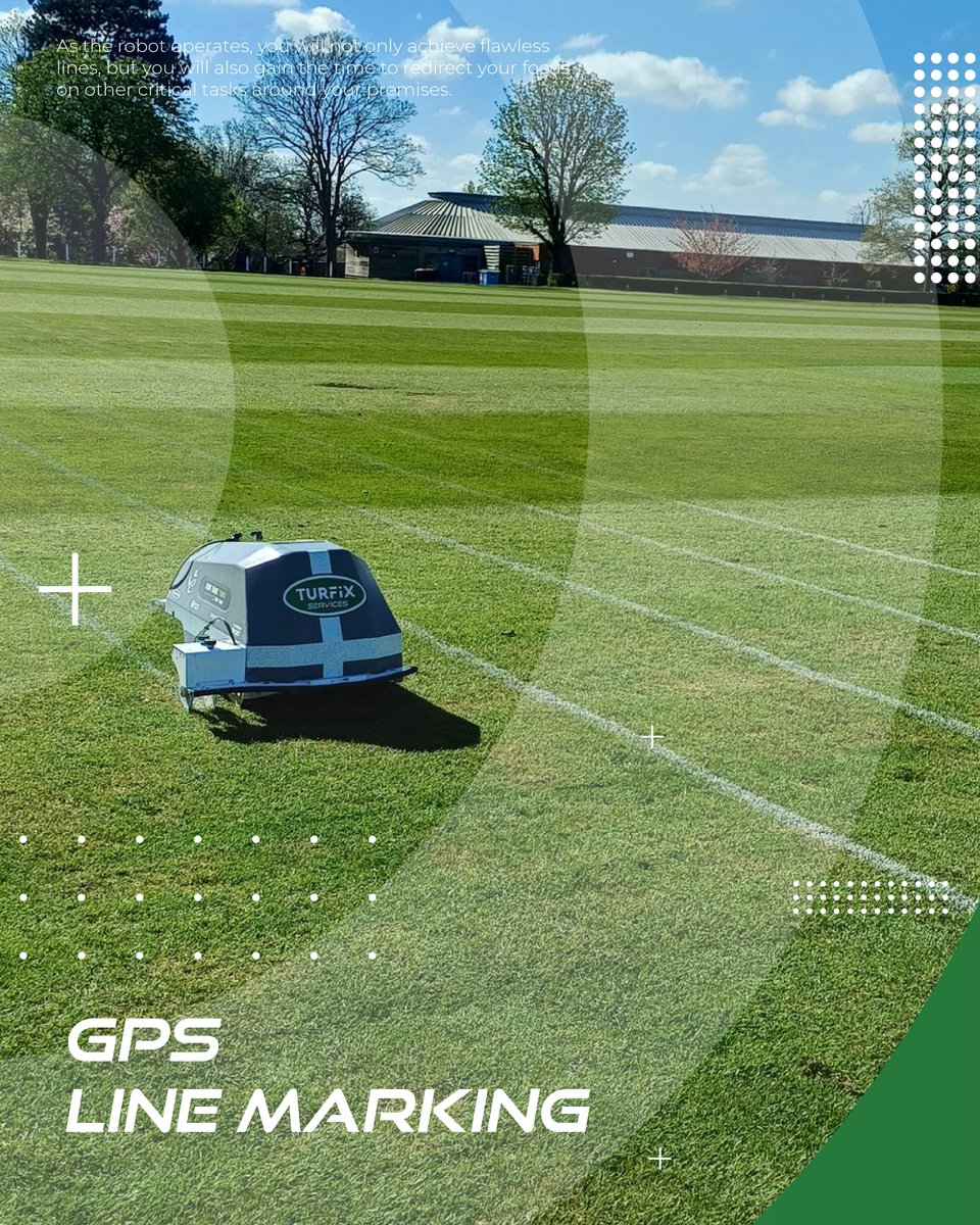 Save Hours on Line Marking - Book Now! 📲

There’s still time to take advantage of our professional GPS Line Marking service, but slots are filling fast, and once they're gone, they're gone.

Fill out the form and we'll be in touch.

🔗 turfix.co.uk/turfix-service…

#GPS #LineMarking