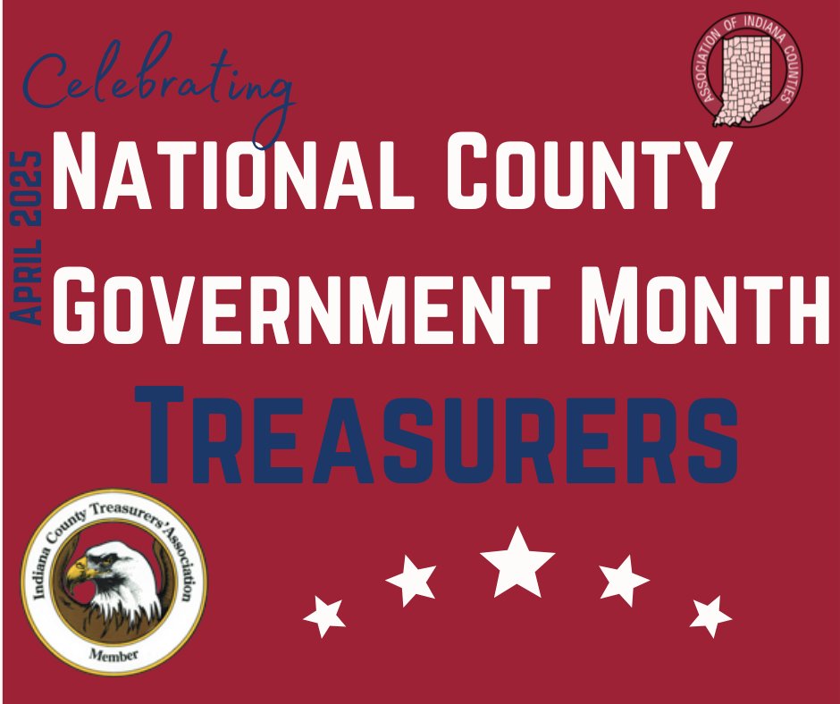 INcounties's tweet image. April is County Government month & we are loving celebrating it! Today, we recognize Treasurers! Thank you for all you do for county government. Learn more about the role of the Treasurer here: youtu.be/pJnspSoWcWQ
#countrystrong #incounties #countygovernmentmonth